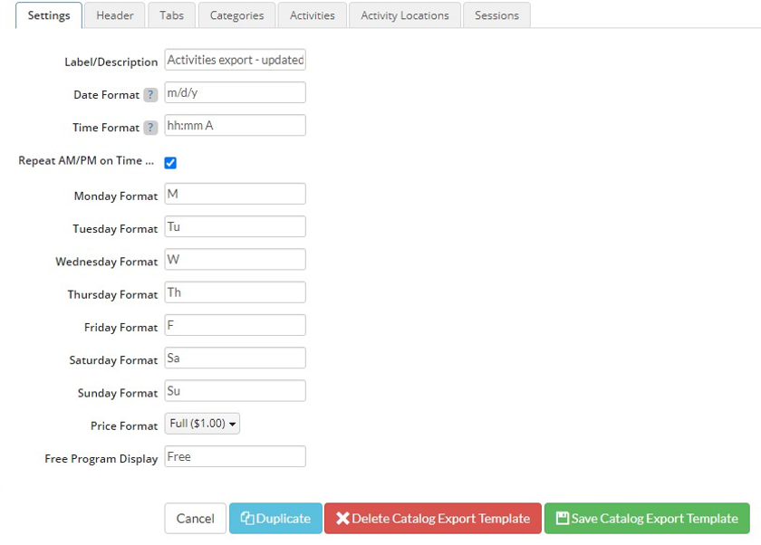 customer template example 1