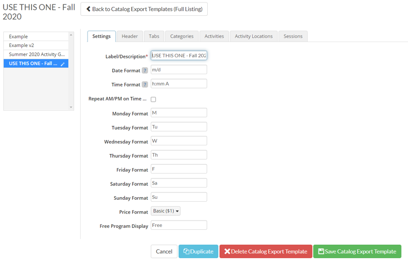 customer template example 3