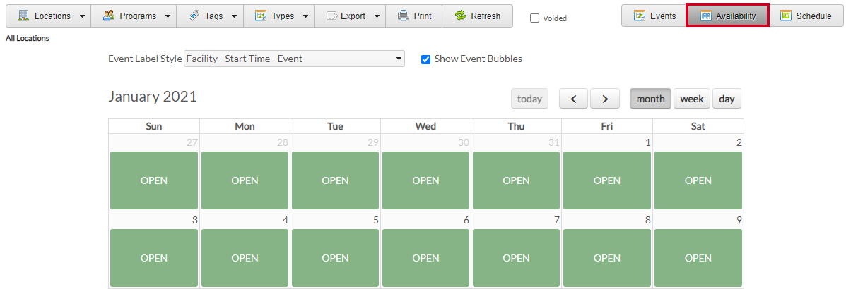 availability