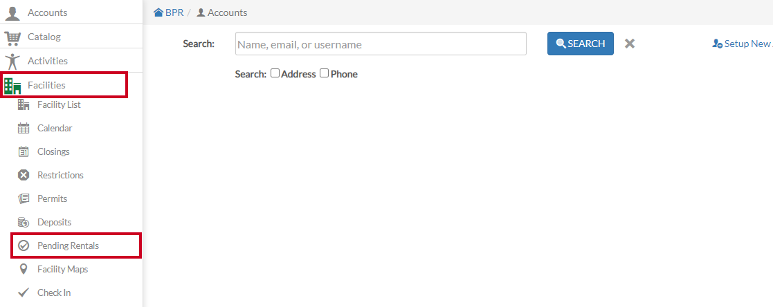 pending rentals