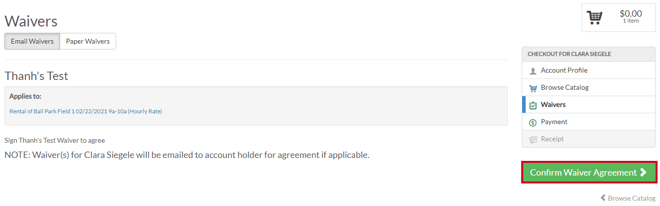 waiver