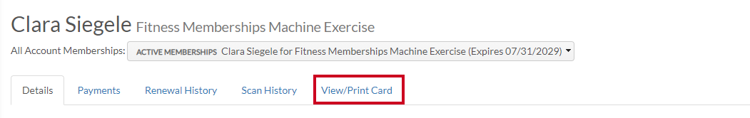 view print card