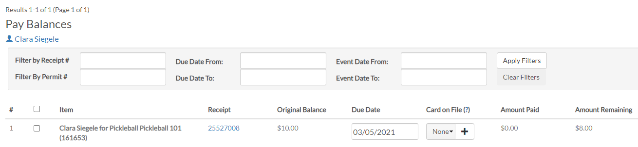 pay balances