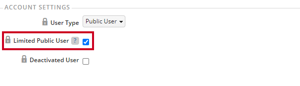 limited public user