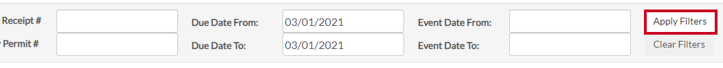 apply filters date