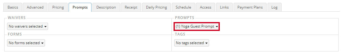 yoga guest prompt