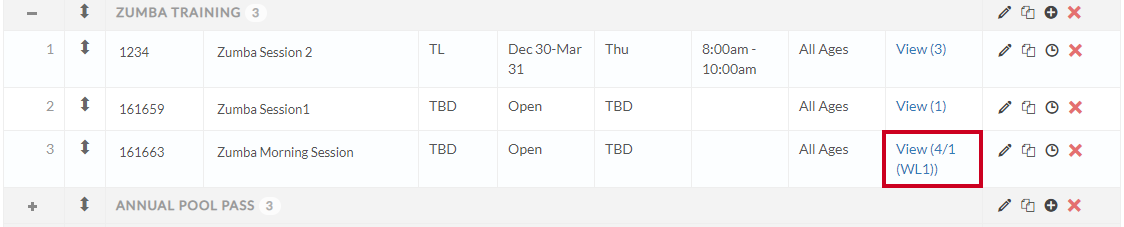 view waitlist