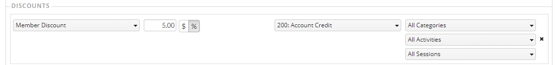discounts