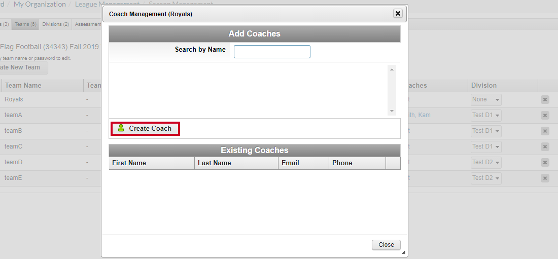 create coach