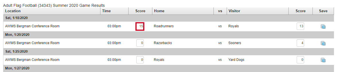 add score