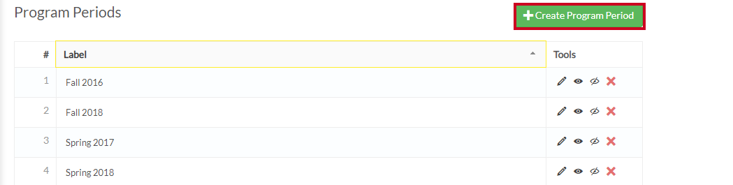 create program period