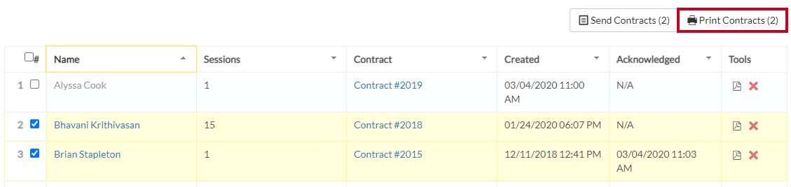 print contracts