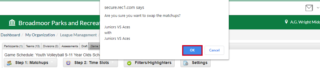 ok swap matchups