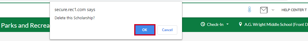 ok delete scholarship