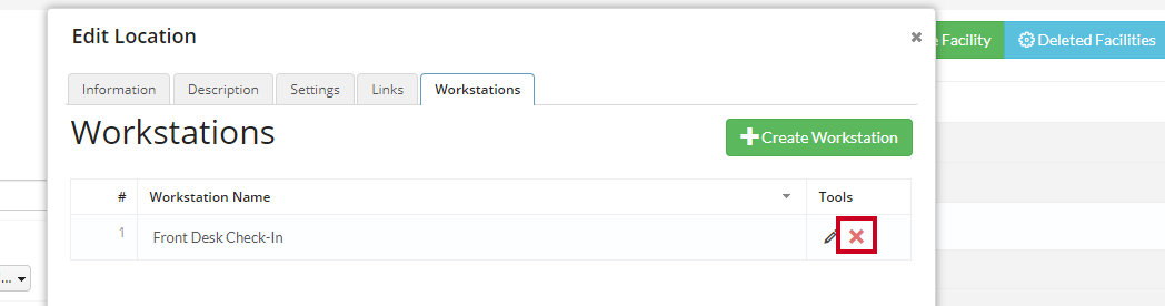 delete workstation