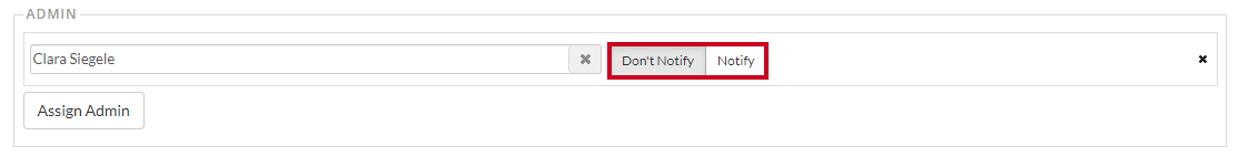 notify or do not notify