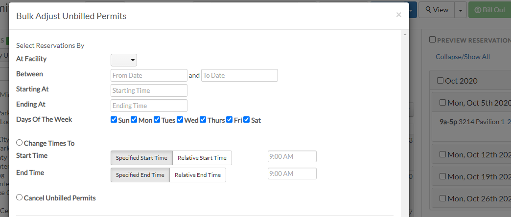 bulk adjust permits