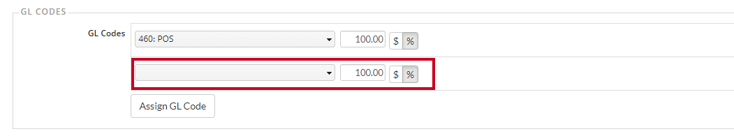 gl code fields
