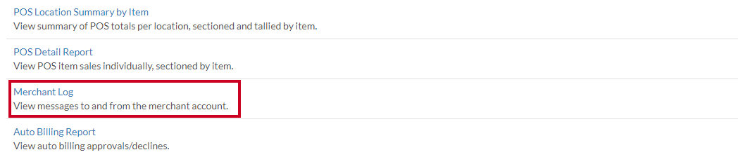 merchant log