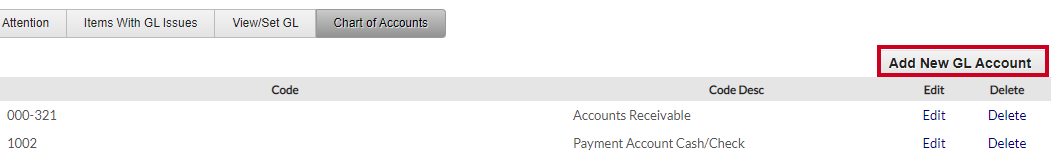 add new gl account