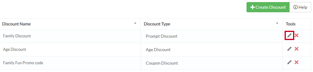 edit discount