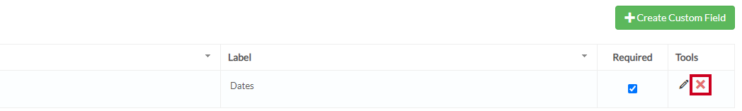 remove custom user field