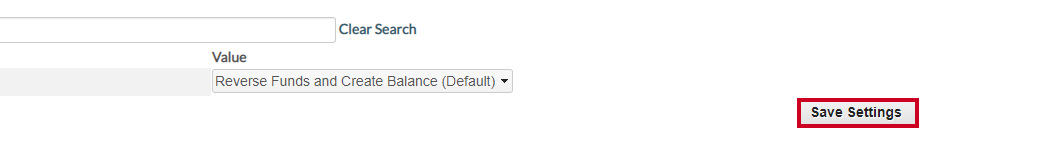 save settings bad payment