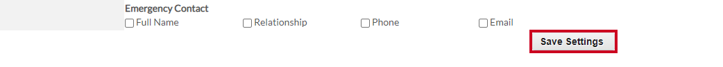 save settings participant