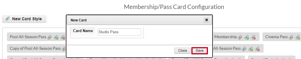 save card