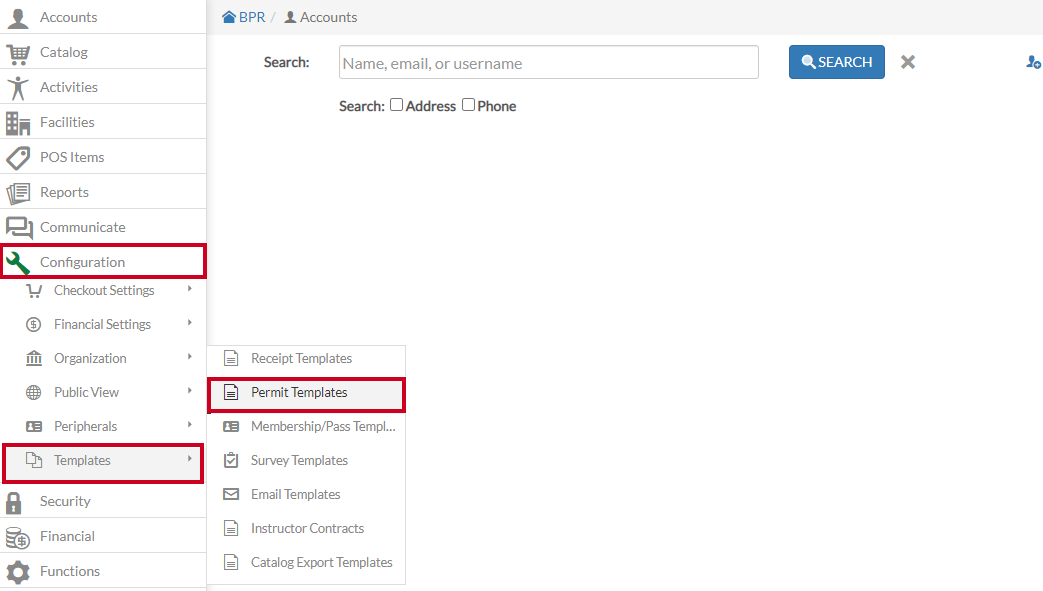 configuration-templates-permit templates