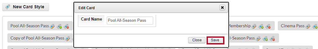 save card name