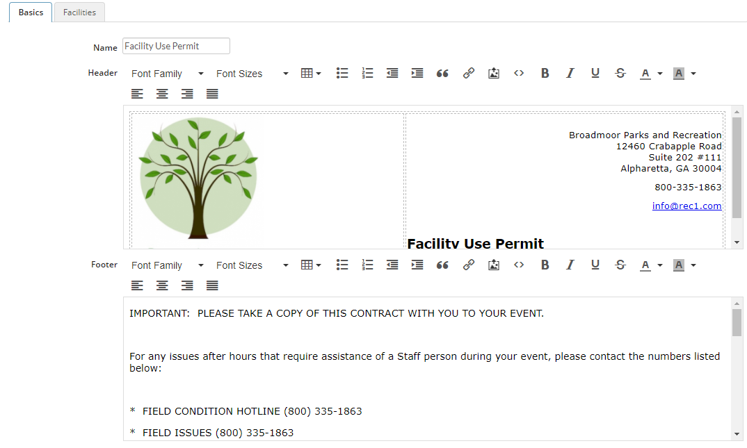 edit basic fields