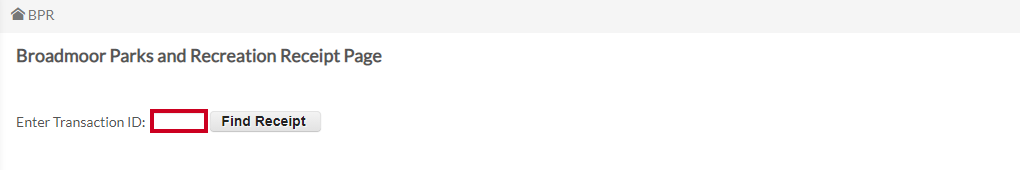 transaction id