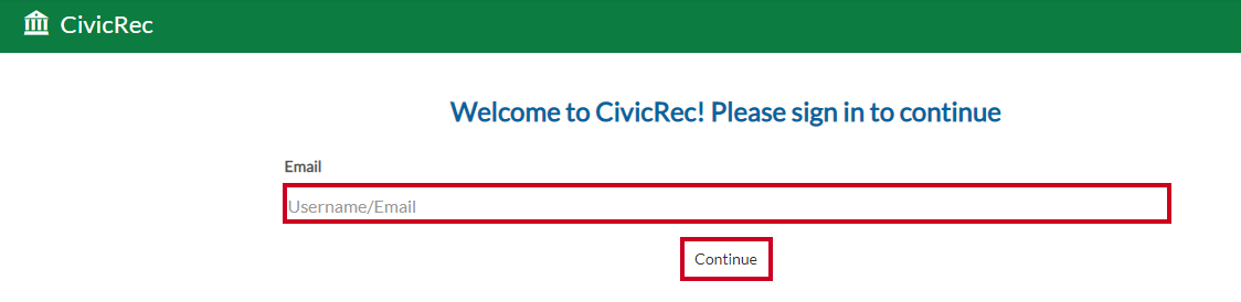 email continue