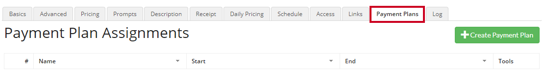 payment plans