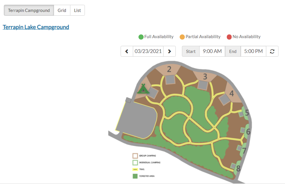 campground facility map