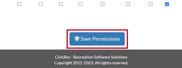 save permissions