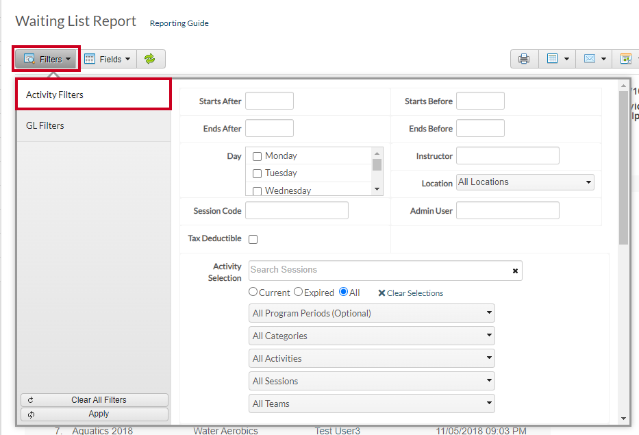 Rec Waiting List Report Filters Activity Filters Tab.png