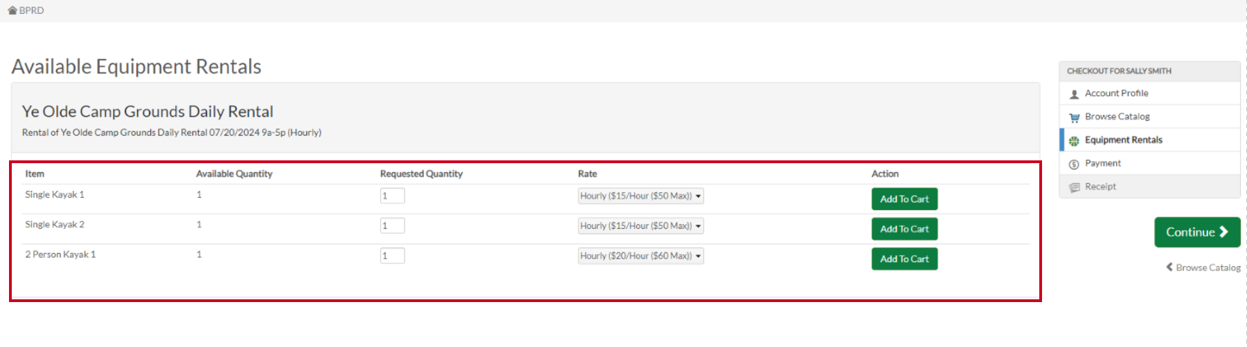 Rec Facility Rental Equipment Rental Availability at Checkout.png