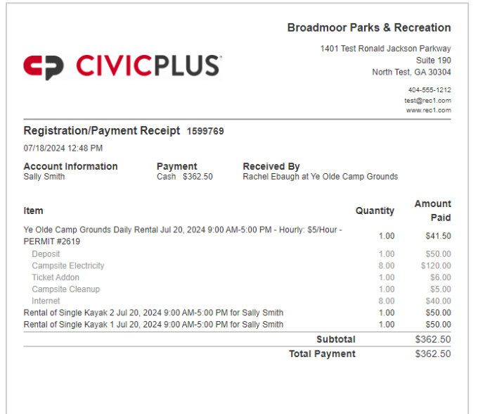 Rec Equipment Rental Receipt Example.png