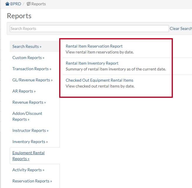 Rec Reports Equipment Rental Report Options.png