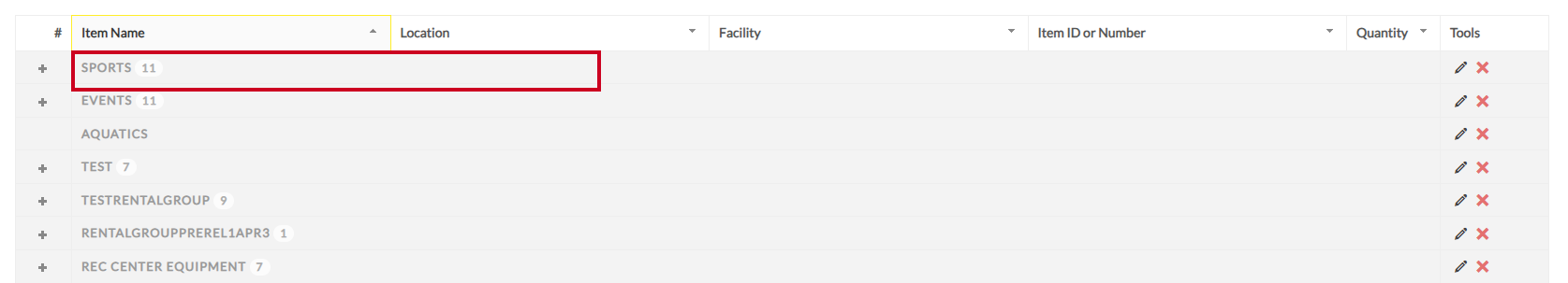 Rec Equipment Rental List Group Items.png
