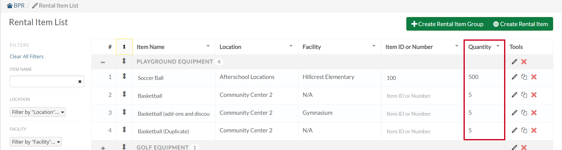 Rec Rental Item List Quantity Column.png