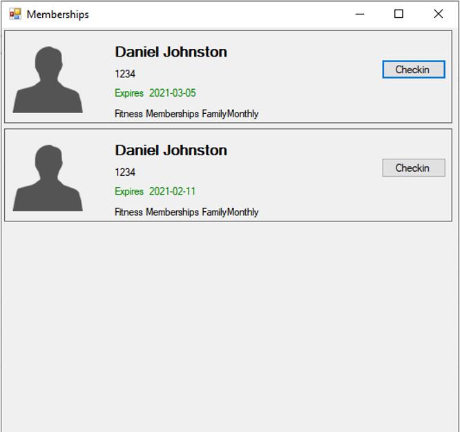 instant scan configuration choose membership