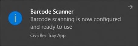 instant scan configuration set to scan