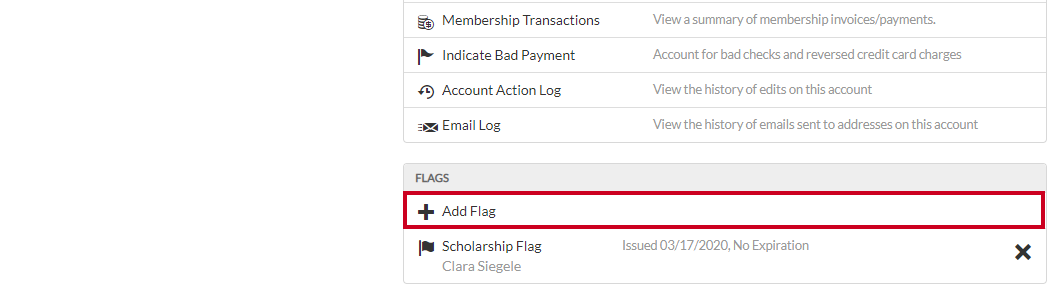 add flag