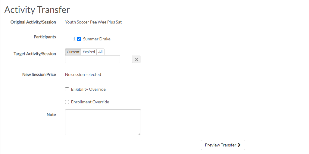 transfer fields
