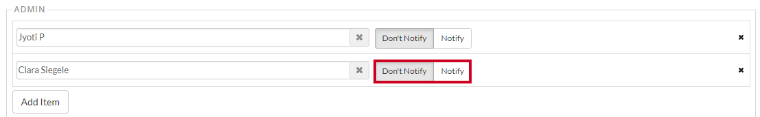 notify or do not