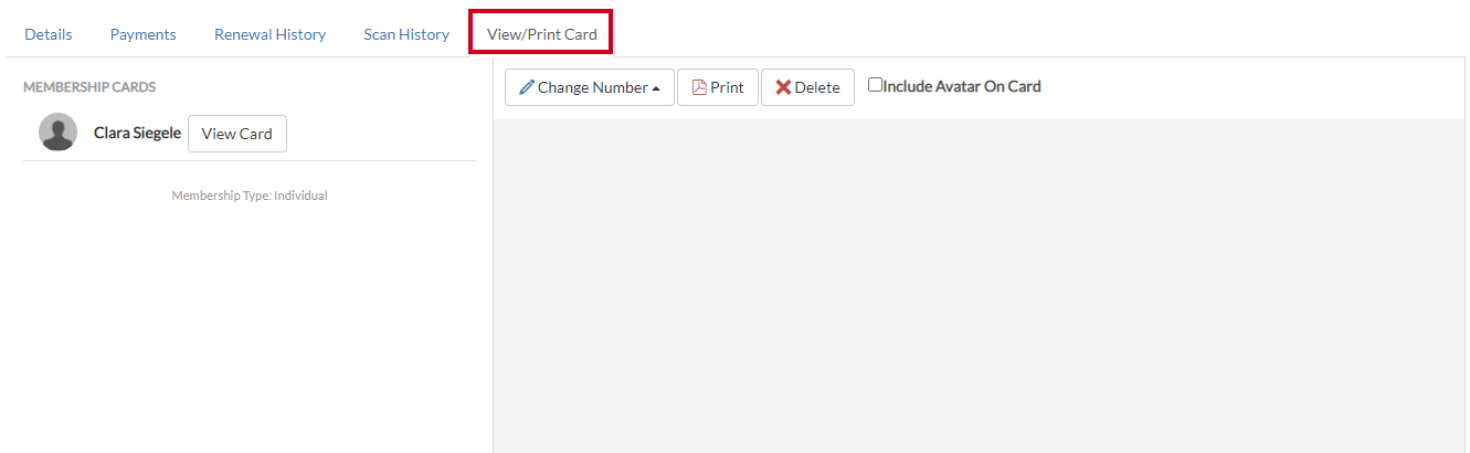 view print card