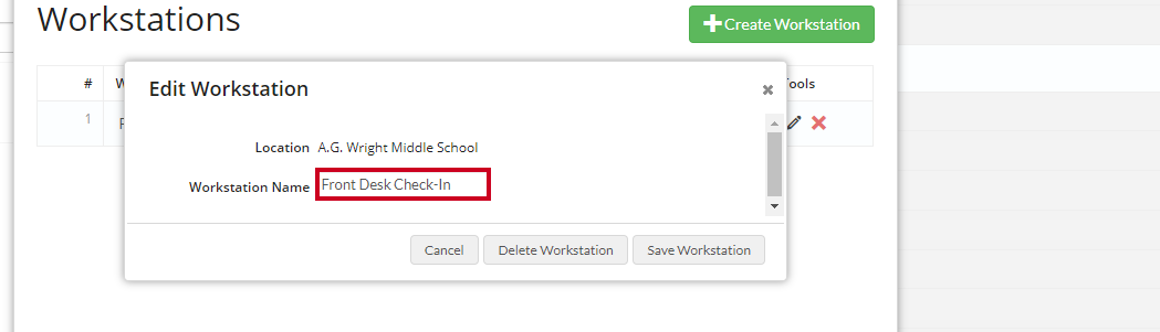 edit workstation name